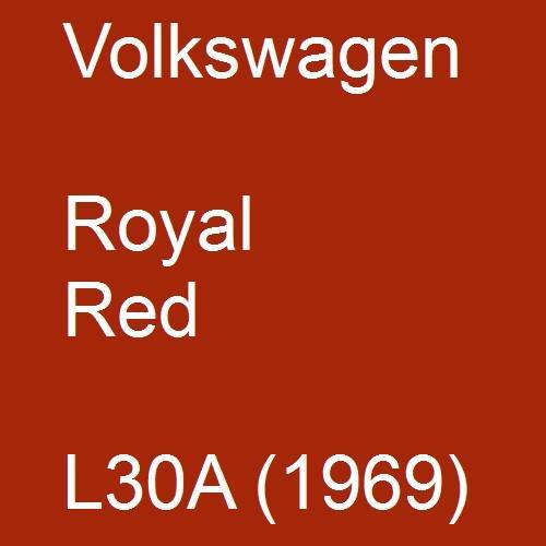 Volkswagen, Royal Red, L30A (1969).